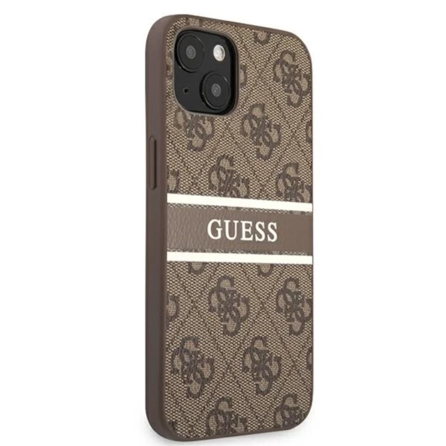 Чохол Guess Stripe Collection для iPhone 13 Brown (GUHCP13M4GDBR)