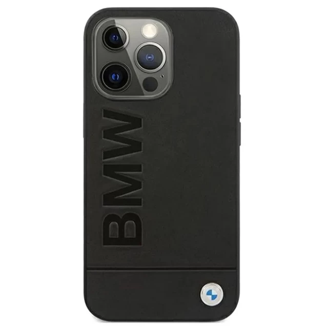 Чохол BMW для iPhone 13 | 13 Pro Signature Logo Imprint Black (BMHCP13LSLLBK)