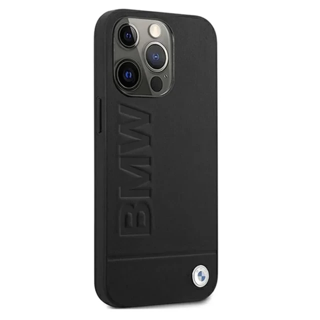 Чехол BMW для iPhone 13 Pro Max Signature Logo Imprint Black (BMHCP13XSLLBK)