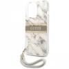 Чохол Guess Marble Strap для iPhone 13 Pro Grey (GUHCP13LKMABGR)