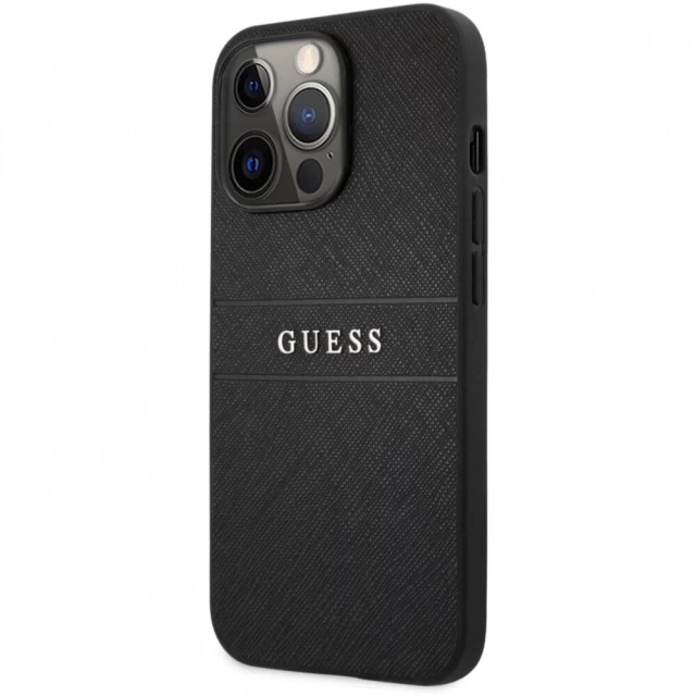 Чохол Guess Saffiano для iPhone 13 Pro Black (GUHCP13LPSASBBK)