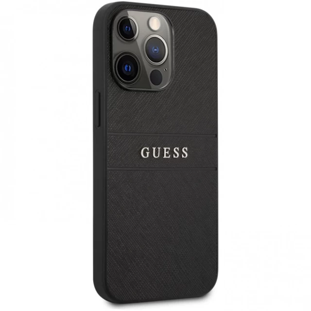 Чохол Guess Saffiano для iPhone 13 Pro Black (GUHCP13LPSASBBK)