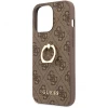 Чохол Guess Ring Stand для iPhone 13 Pro Brown (GUHCP13L4GMRBR)