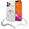 Чехол Guess Peony Chain Collection для iPhone 13 Pro Max Silver (GUHCP13XKSPESI)