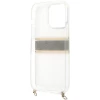 Чехол Guess Strap Gold Chain для iPhone 13 Pro Clear (GUHCP13LKC4GBGO)