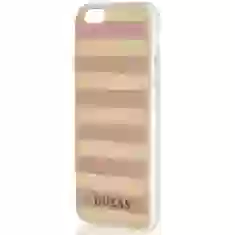 Чехол Guess Ethnic Chic Stripes iPhone 7 Gold Pink (GUHCP7STGPI)