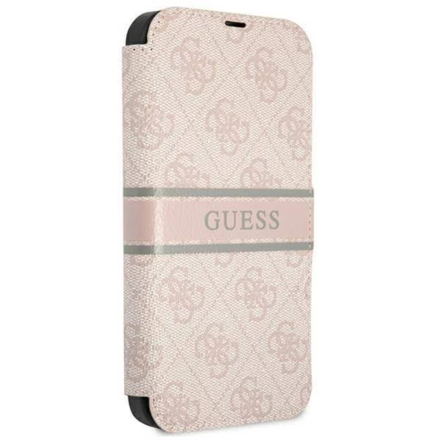 Чохол Guess 4G Stripe для iPhone 13 Pink (GUBKP13M4GDPI)