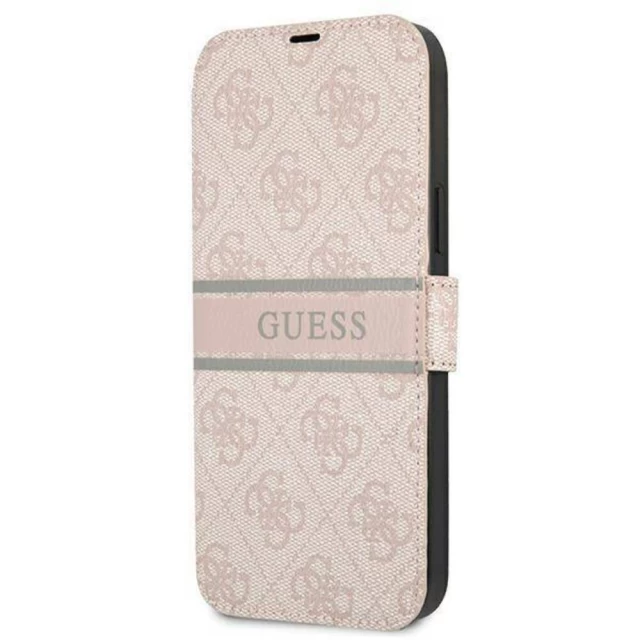 Чохол Guess 4G Stripe для iPhone 13 Pink (GUBKP13M4GDPI)