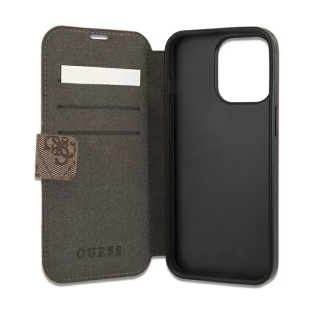 Чохол Guess 4G Stripe для iPhone 13 Pro Max Brown (GUBKP13X4GDBR)