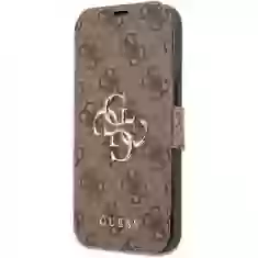 Чехол-книжка Guess Big Metal Logo для iPhone 13 Pro Max Brown (GUBKP13X4GMGBR)