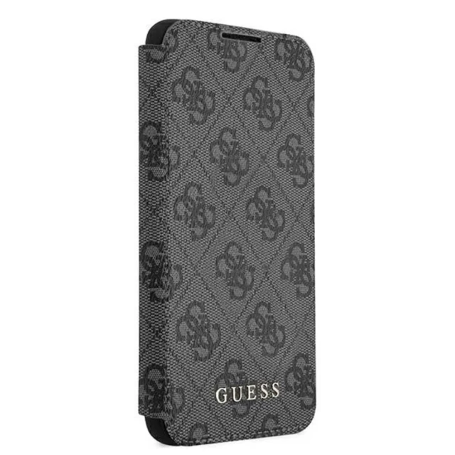 Чехол Guess Metal Gold Logo для Samsung Galaxy S22 S901 Grey (GUBKS22SG4GFGR)