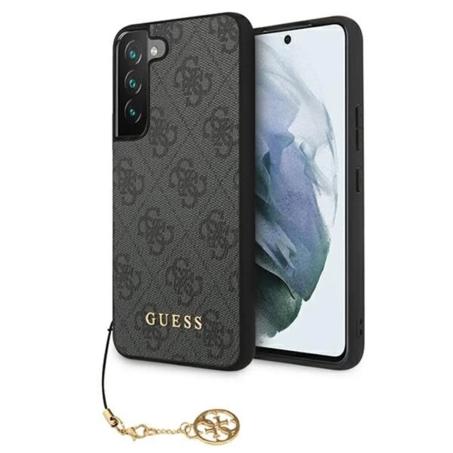 Чехол Guess Charms Collection для Samsung Galaxy S22+ S906 Grey (GUHCS22MGF4GGR)