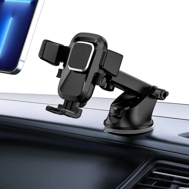 Автотримач Tech-Protect V4 Universal Windshield & Dashboard Car Mount Black (9490713927861)
