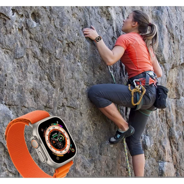 Ремінець Tech-Protect Nylon Pro для Apple Watch 49 | 45 | 44 | 42 mm Orange (9490713928356)
