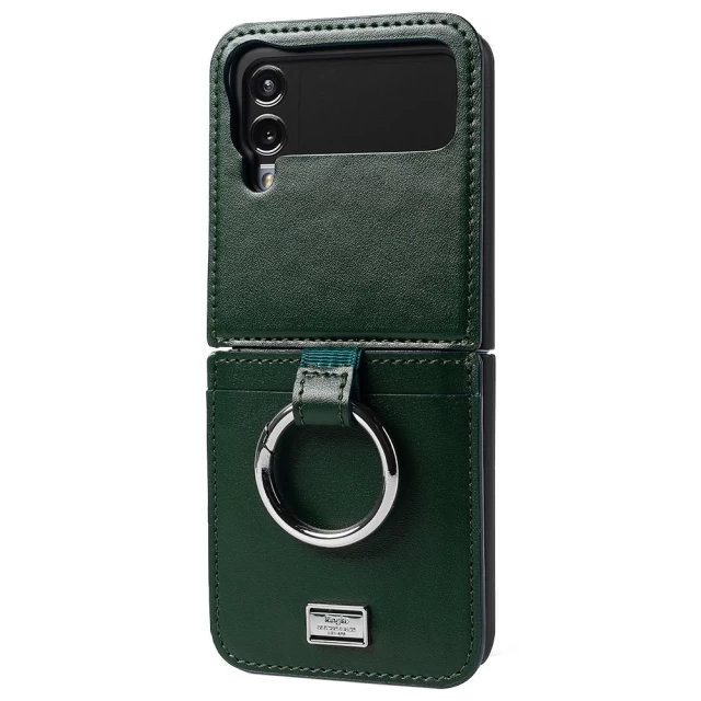 Чохол Ringke Signature Folio для Samsung Galaxy Flip4 (F721) Dark Green (8809881261256)