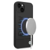 Чохол BMW для iPhone 14 Plus Silicone Signature Logo Black with MagSafe (BMHMP14MSLBLBK)