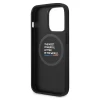 Чохол BMW для iPhone 14 Pro Max Leather Stamp Tricolor Black with MagSafe (BMHMP14X22PTDK)