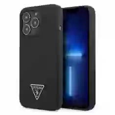 Чохол Guess Silicone Triangle для iPhone 13 Pro Black (GUHCP13LSLTGK)