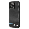 Чохол BMW для iPhone 14 Pro Leather Carbon Black (BMHCP14L22NBCK)