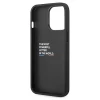 Чехол BMW для iPhone 14 Pro Leather Stamp Tricolor Black (BMHCP14L22PTDK)