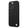 Чохол BMW для iPhone 14 Pro Leather Stamp Black (BMHCP14LSLLBK)