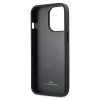 Чохол BMW для iPhone 14 Pro Leather Stamp Black (BMHCP14LSLLBK)