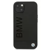 Чехол BMW для iPhone 14 Plus Leather Stamp Black (BMHCP14MSLLBK)