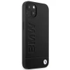 Чохол BMW для iPhone 14 Leather Stamp Black (BMHCP14SSLLBK)