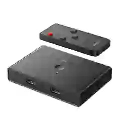 Перемикач Ugreen HUB 2x HDMI (Input) to 4x HDMI (Output) 4K 60Hz 3D Black (6957303876907)