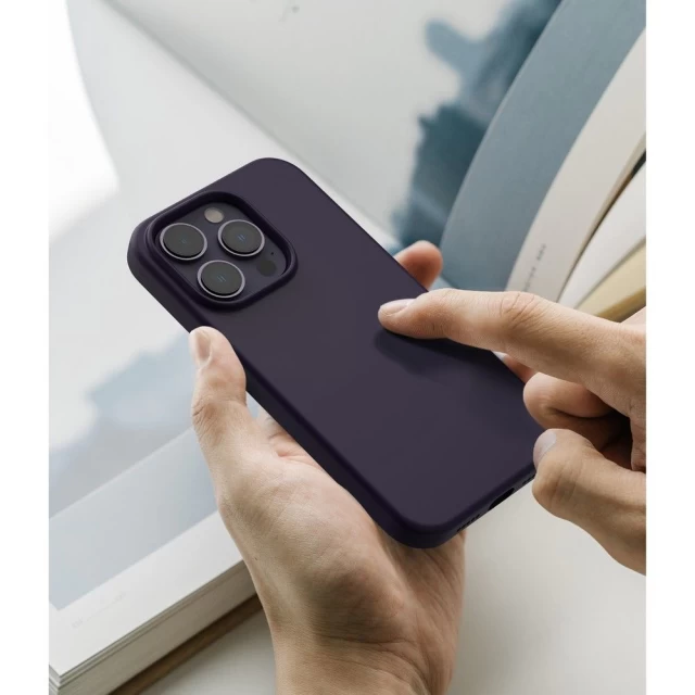 Чохол Ringke Silicone для iPhone 14 Pro Max Deep Purple (8809881267951)