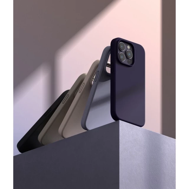 Чехол Ringke Silicone для iPhone 14 Pro Deep Purple (8809881268040)