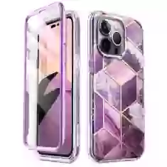 Чехол Supcase Cosmo для iPhone 14 Pro Max Marble Purple (843439119758)