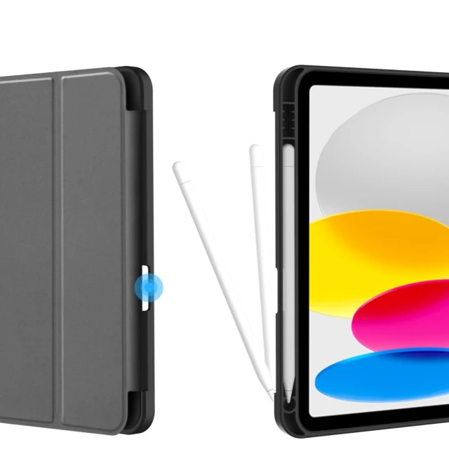 Чехол Tech-Protect Smart Case Pen для iPad 10.9 2022 10th Gen Black (9490713927595)