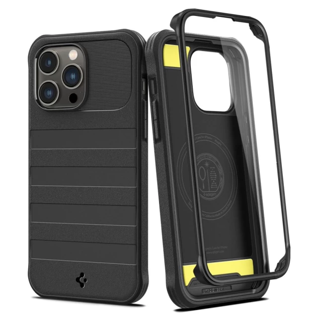 Чохол Spigen Geo Armor 360 Mag для iPhone 14 Pro Black with MagSafe (ACS04997)