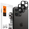 Захисне скло Spigen OPTIK.TR Camera Protector (2-Pack) для iPhone 14 Pro | 14 Pro Max Black (AGL05273)