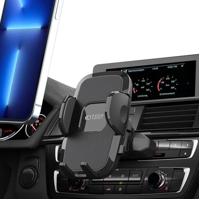 Автотримач Tech-Protect V3 Universal CD Car Mount Black (9490713929063)