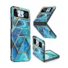 Чохол Supcase Cosmo для Samsung Galaxy Flip4 (F721) Marble Blue (843439118980)