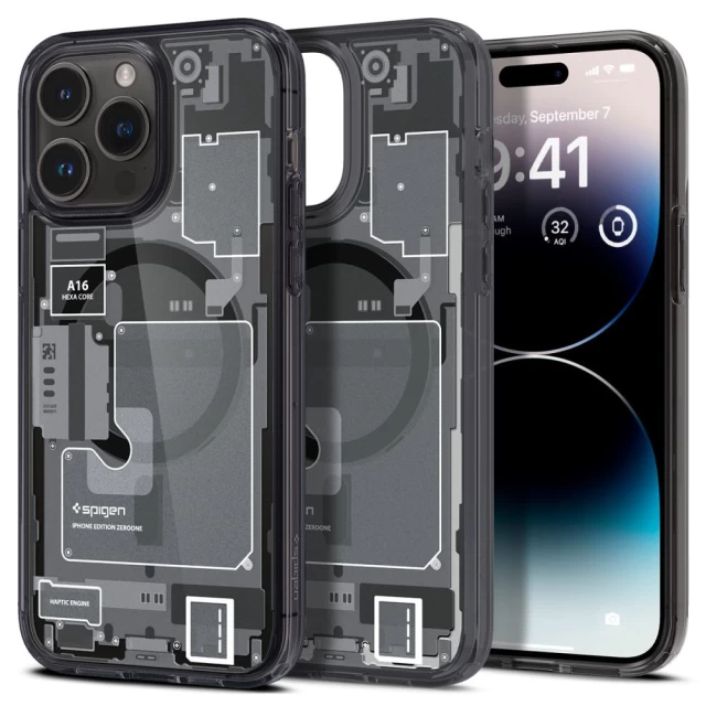 Чохол Spigen Ultra Hybrid Mag для iPhone 14 Pro Zero One with MagSafe (ACS05540)