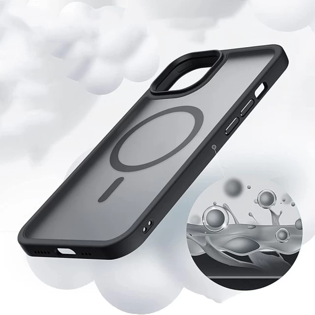 Чохол Tech-Protect Magmat Magsafe для iPhone 14 Pro Deep Purple Clear with MagSafe (9490713929988)