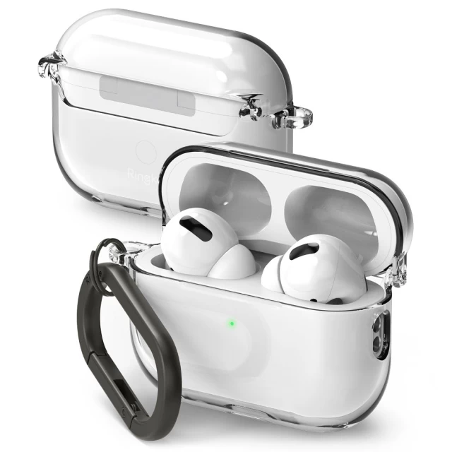 Чехол Ringke Hinge для AirPods Pro 1 | 2 Clear (8809881268439)