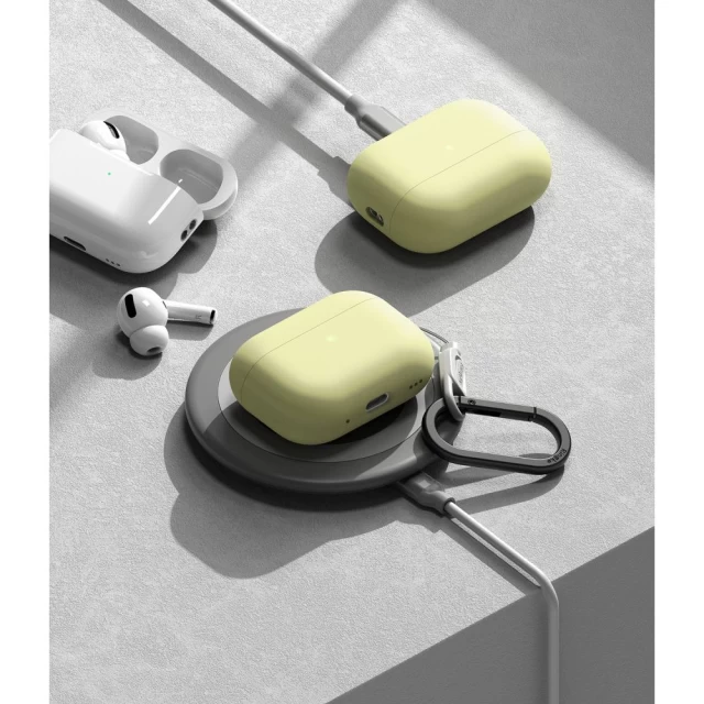 Чохол Ringke Silicone для AirPods Pro 1 | 2 Mellow Yellow (8809881268323)