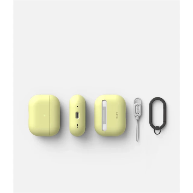 Чохол Ringke Silicone для AirPods Pro 1 | 2 Mellow Yellow (8809881268323)