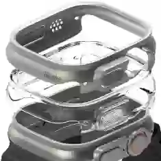 Чохол Ringke Slim (2 Pack) для Apple Watch Ultra 49 mm Clear Titanium Grey (8809881269023)