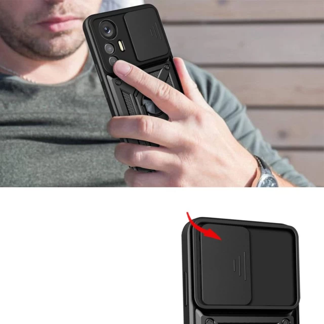 Чехол Tech-Protect Camshield Pro для Xiaomi 12 Lite Black (9490713930168)