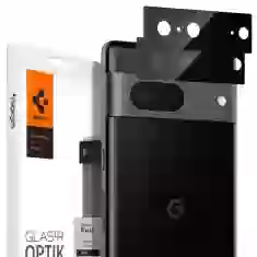 Защитное стекло Spigen Optik TR Camera Protector (2 Pack) для Google Pixel 7 Black (AGL05471)