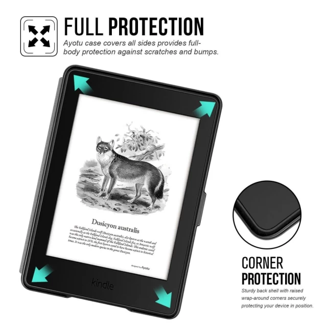 Чехол Tech-Protect Smartcase Kindle Paperwhite 1 | 2 | 3 Navy (5906735413120)