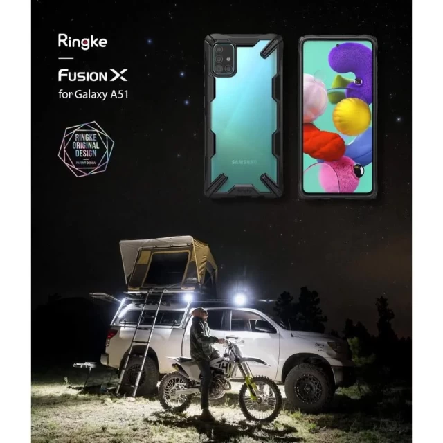 Чохол Ringke Fusion для Samsung Galaxy A51 Black (FUSG0037)