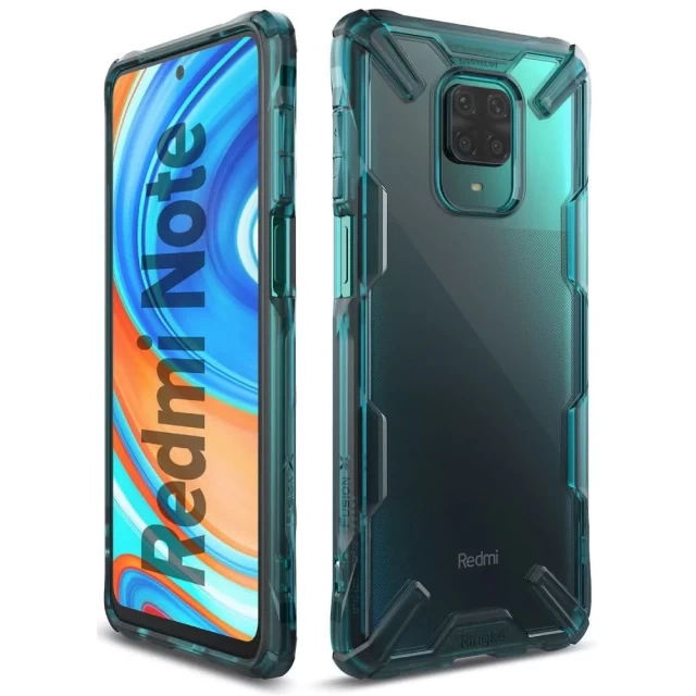 Чехол Ringke Fusion для Xiaomi Redmi Note 9s | 9 Pro | 9 Pro Max Turquoise Green (FXXI0021)