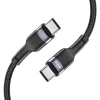 Кабель Tech-Protect Ultraboost USB-C PD 60W 1m Black (9490713928899)
