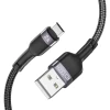 Кабель Tech-Protect Ultraboost micro USB 1m Black (9490713928950)